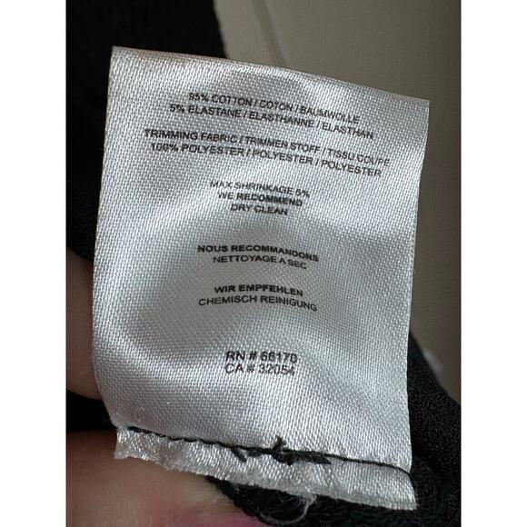 Ganni x Anthropologie Fulton Black Pleated Knit A-Line Cocktail Mini Dress Small - Picture 8 of 13